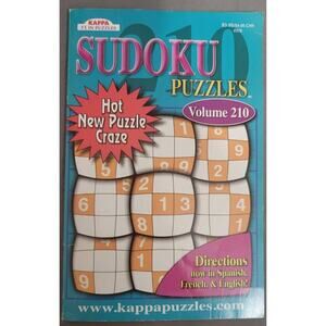 Sudoku Puzzles Volume 210 Puzzle Book by KAPPA